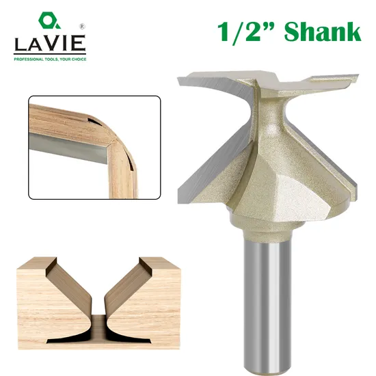 Lavie 1/2' Shank Industrial Quality No Gap Arc Bending Integrated Forming Router Bit